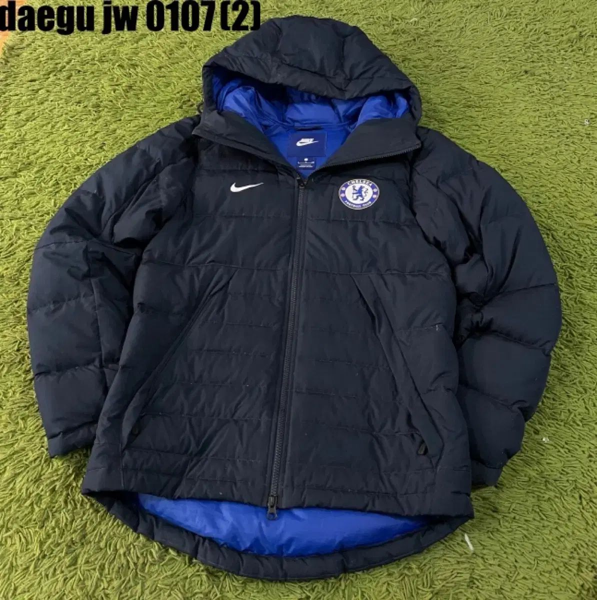 ナイキ チェルシー FC ダウン アウター フード ブラック S