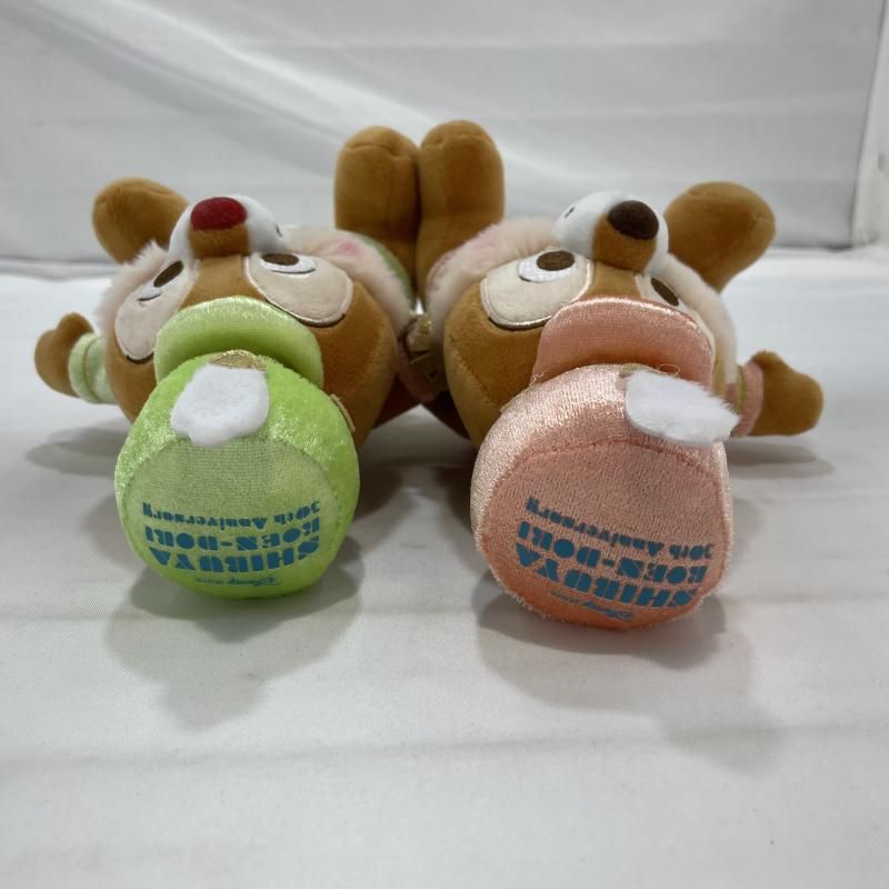 中古】現状品)チップとデール ぬいぐるみ ディズニーストア 渋谷公園