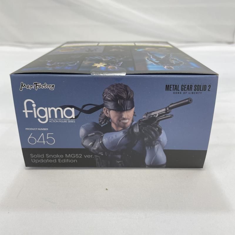 figma ソリッド・スネーク 645 新品 未開封 中古】S未開封)MaxFactory figma 645 ソリッド・スネーク MGS2 Ver