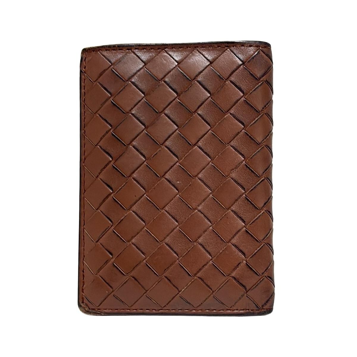 BOTTEGA VENETA ボッテガヴェネタ パスケース イントレチャート 169721 ブラウン レザー