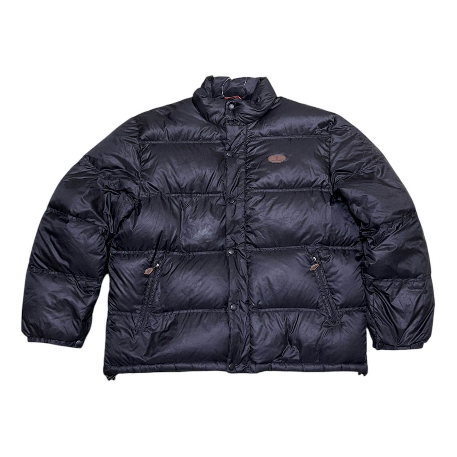 Hush Puppies メンズ ダウンコート LL カーキ色 静電防止ロングダウン 