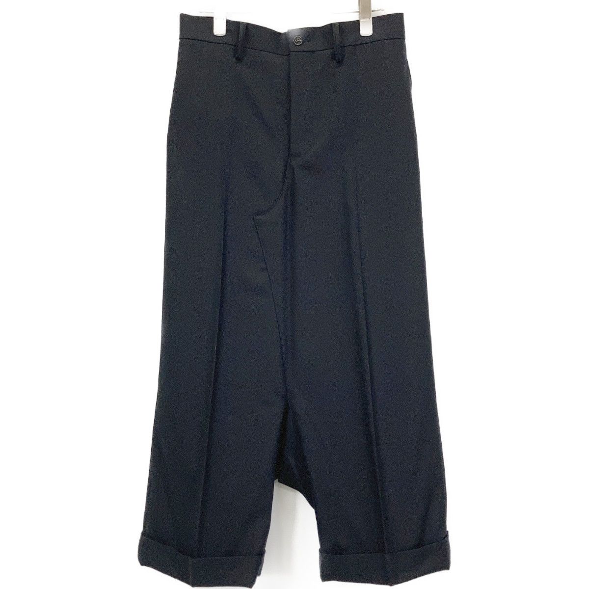 COMMEdesGARCONS JUNYA コムデギャルソンジュンヤワタナベ AD 2017 JT-P 029 ﾌﾞﾗｯｸ ｻﾙｴﾙｳｰﾙﾜｲﾄﾞﾊﾟﾝﾂ S