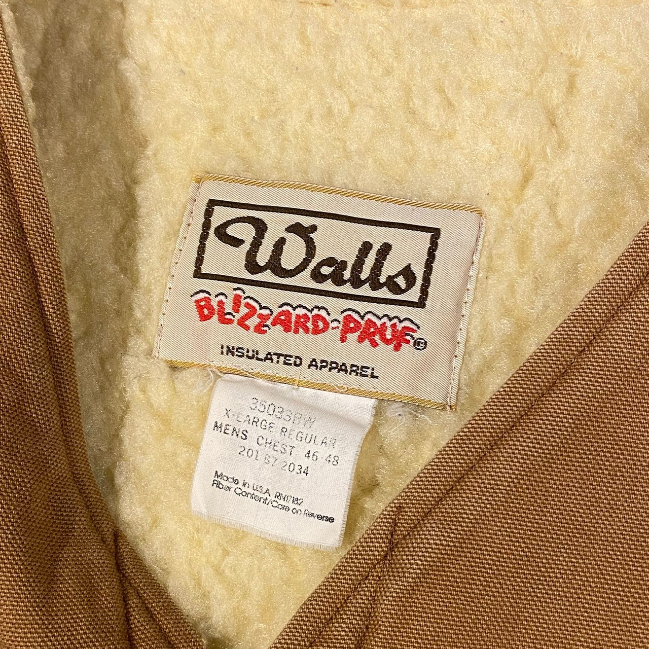 90s WALLS BOA DUCK VEST ウォールズ ボア ダック ベスト メンズ XL