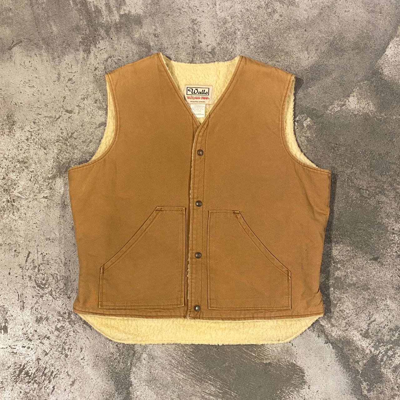 90s WALLS BOA DUCK VEST ウォールズ ボア ダック ベスト メンズ XL