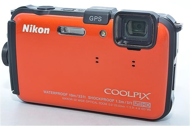 596 級 Nikon デジタルカメラ COOLPIX クールピクス AW 100 サンシャインオレンジ OR