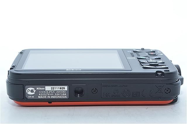  596 級 Nikon デジタルカメラ COOLPIX クールピクス AW 100 サンシャインオレンジ OR コンパクトデジタルカメラ デジタルカメラ