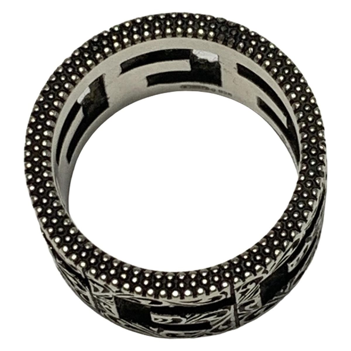 GUCCI(グッチ) リング 12 アラベスク スクエアG シルバー サイズ：12