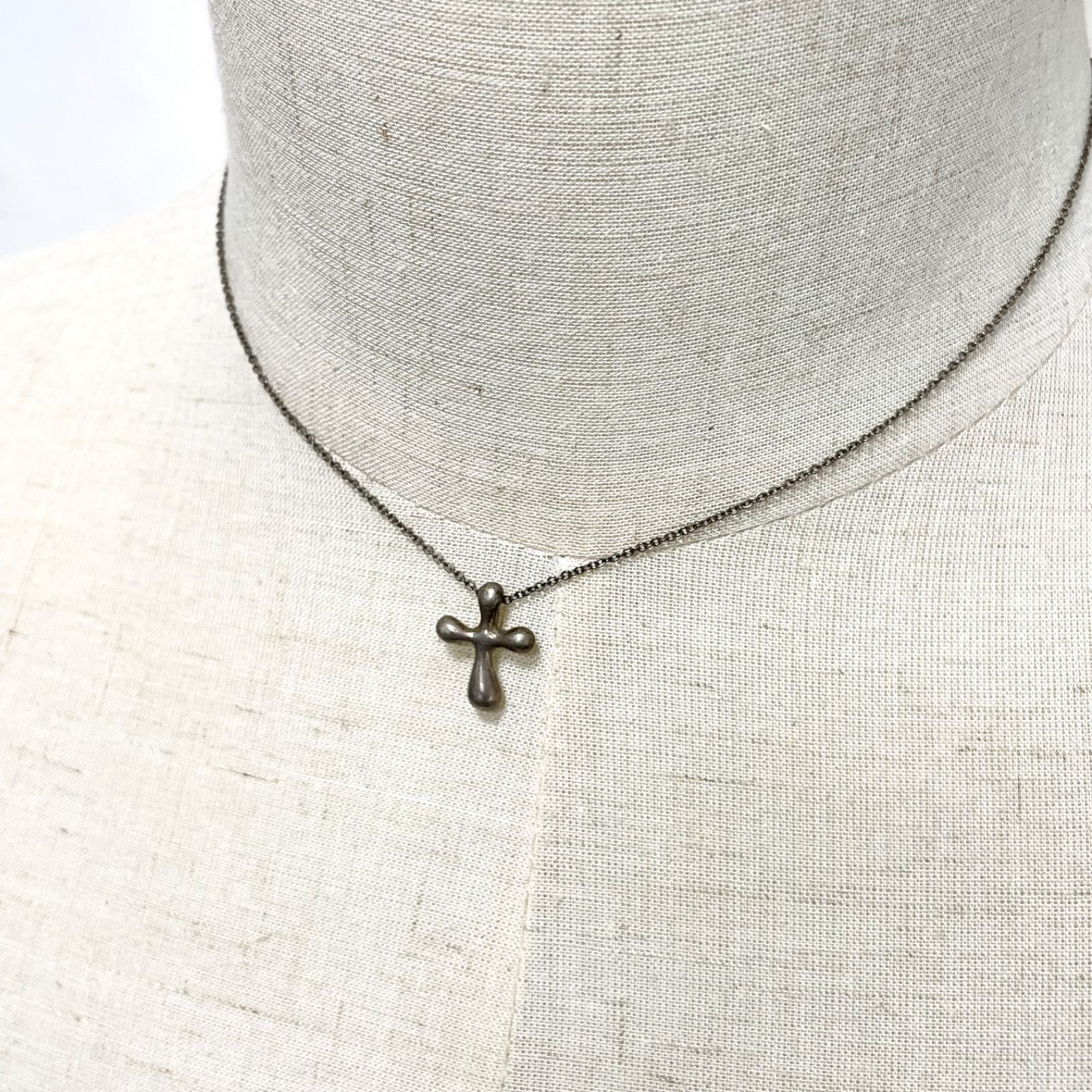 中古品】Tiffany&Co. ティファニー エルサペレッティ クロス 