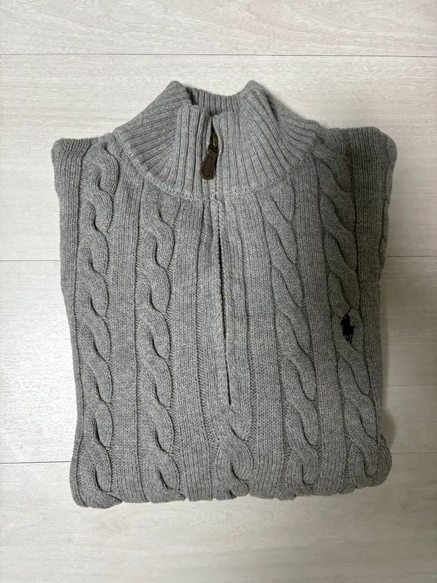 ポロ ラルフローレン ケーブル編み ハーフジップ ニット M - メルカリ
