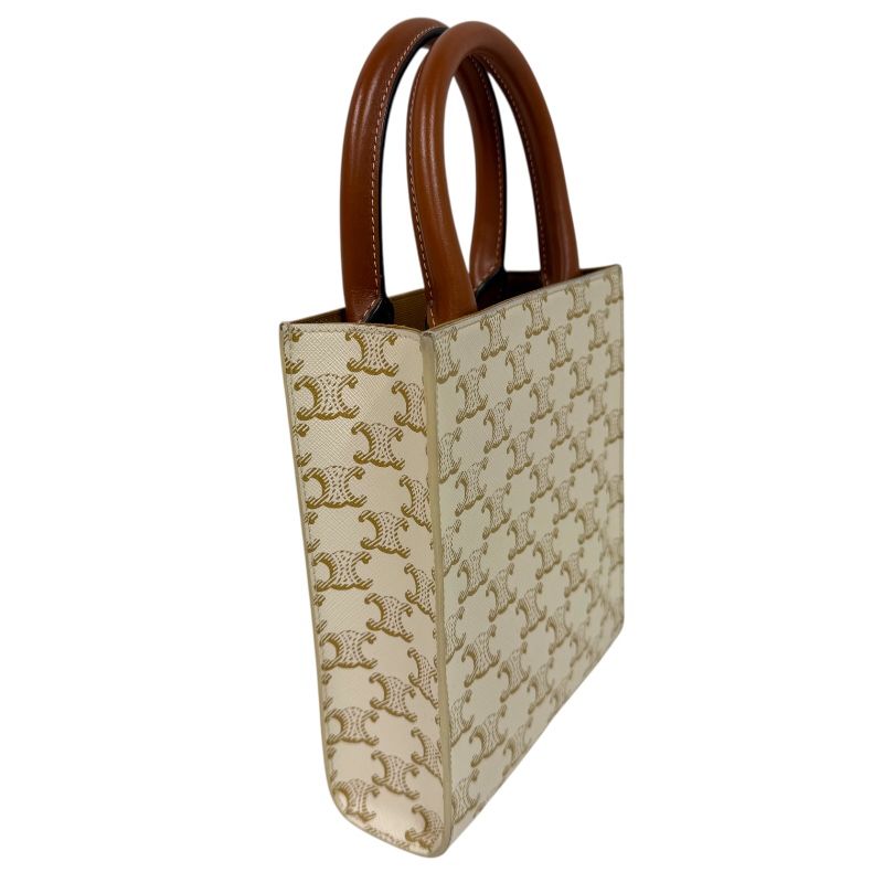 セリーヌ CELINE ミニバーティカルカバ 194372 ホワイト トリオンフ