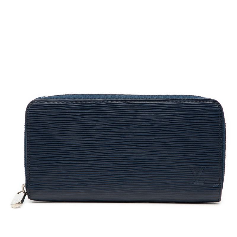 ルイ ヴィトン エピ ジッピー ウォレット ラウンドファスナー 長財布 M 61873 アンディゴブルー レザー メンズ LOUIS VUITTON 228-49323