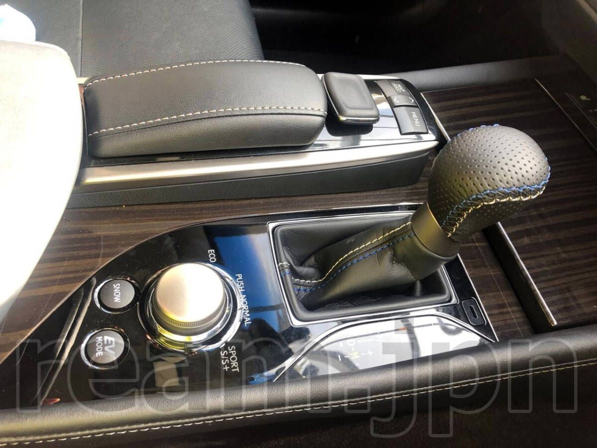 自動車 URL10 GS F GS-F GSF シフトノブ シフトブーツ ブルーステッチ