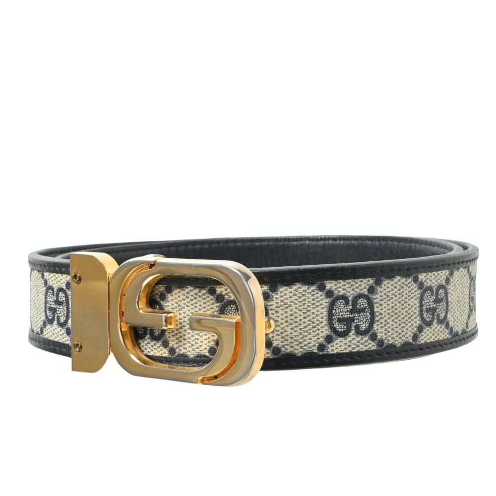 GUCCI 11523 GG柄 レザー ベルト