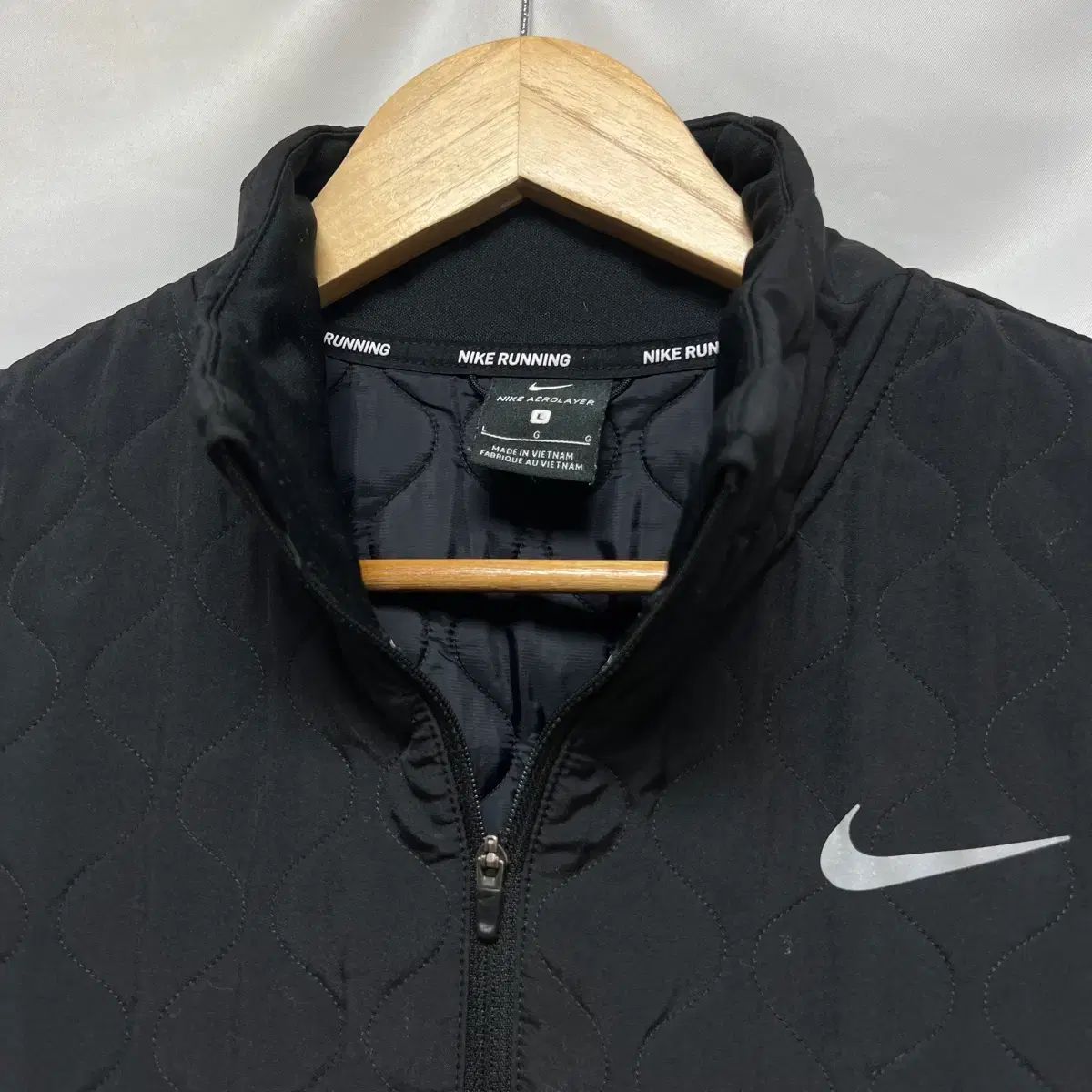 正規品/ウィメンズL NIKE ナイキ エアロレイヤー ランニング ブラック