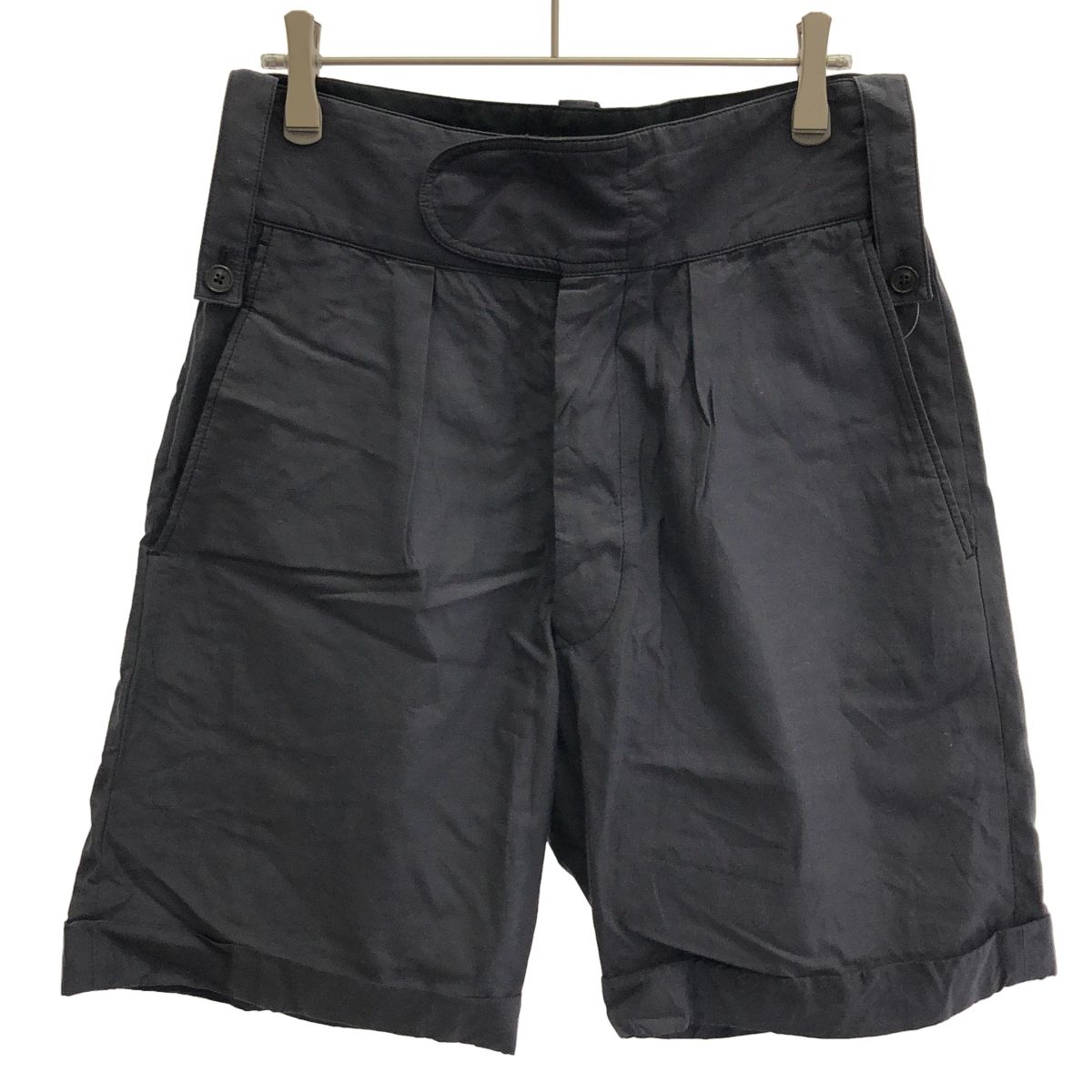 DRIES VAN NOTEN ドリスヴァンノッテン コットンレーヨンショートパンツ チャコール 44