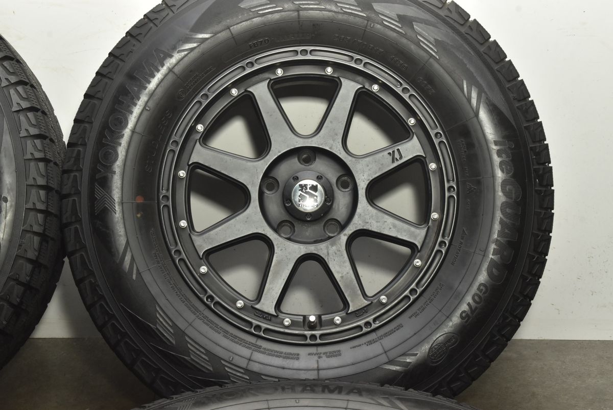 XTREME-J 17インチ　ヨコハマ アイスガード 265/65R17 希少サイズ】MLJ XTREME-J 17in 7.5J +40 PCD127 ヨコハマ アイス