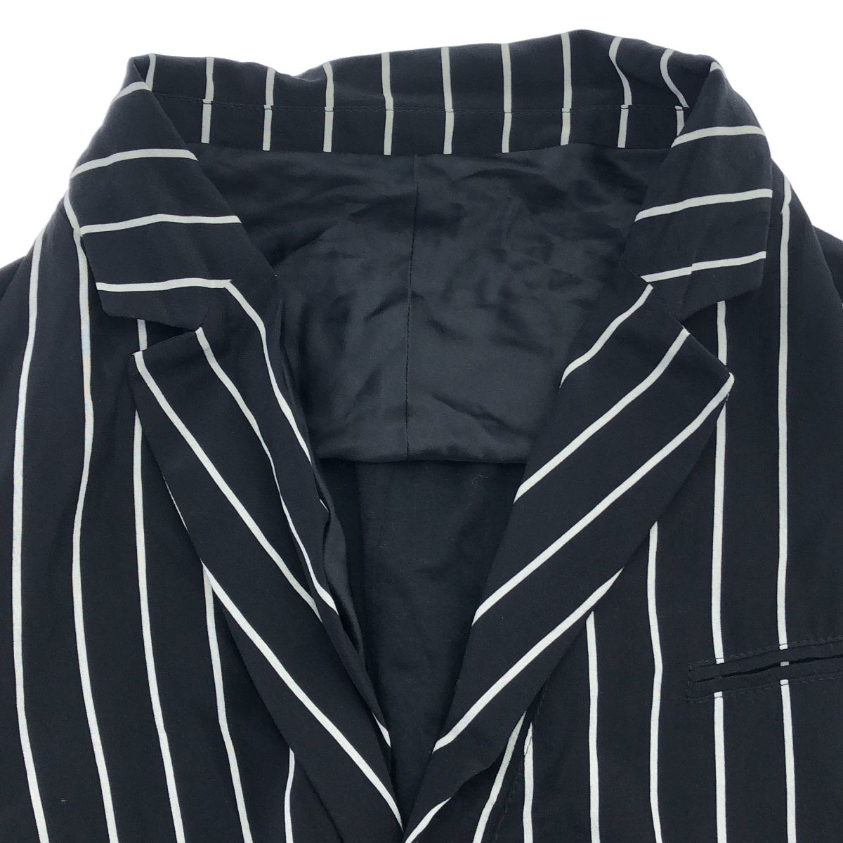 HAIDER ACKERMANN ハイダーアッカーマン シルクストライプテーラード