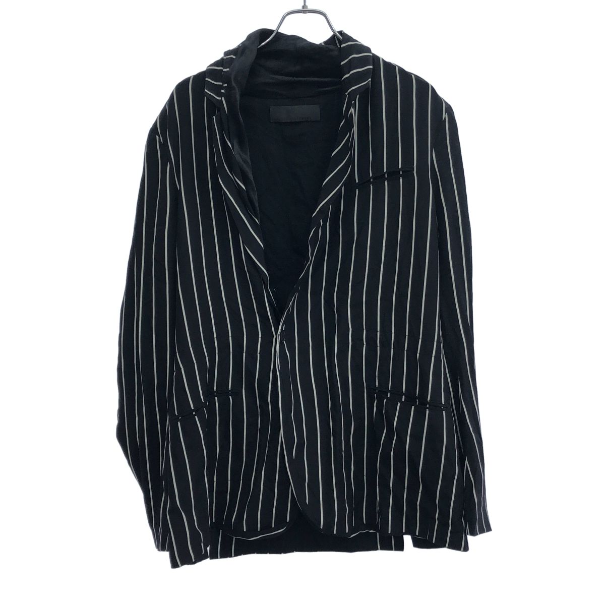 HAIDER ACKERMANN ハイダーアッカーマン シルクストライプテーラード