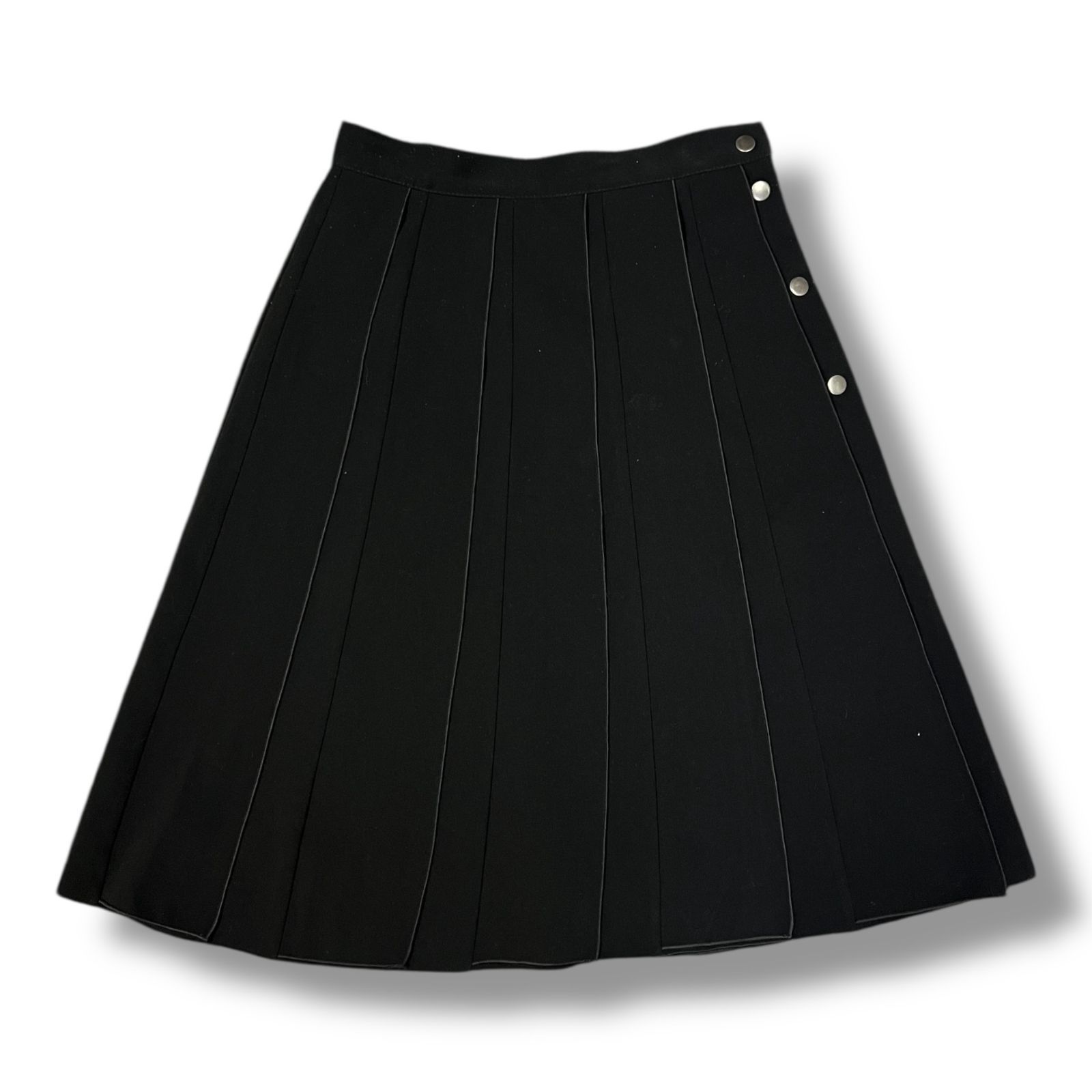 23 SS Uniform Skirt インテリクチュアルユニフォームスカート ミディアム丈スカート パラノイド 001-19 ブラック S 817 A 1
