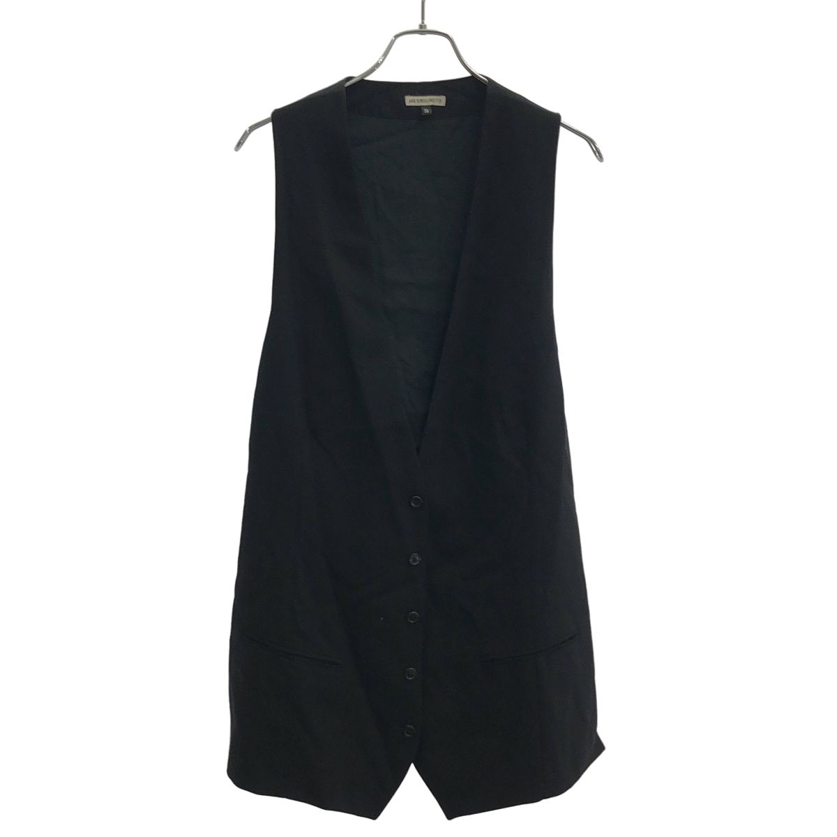 ANN アンドゥムルメステール ロングジレベスト 21-31-432030 ブラック 36