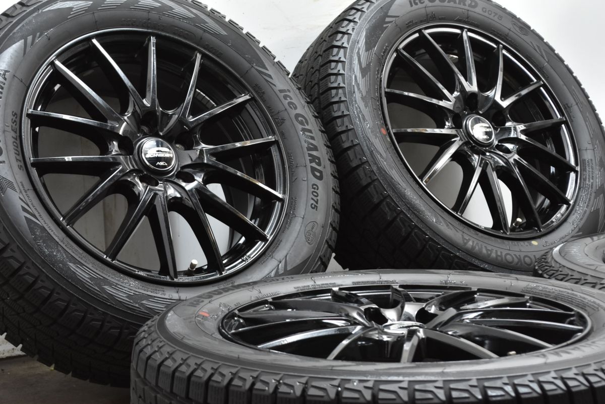 シュナイダー 17 in 7 J 55 PCD 114.3 ヨコハマ アイスガード G 075 225|60 R クロストレック SK フォレスター CR-V エスティマ