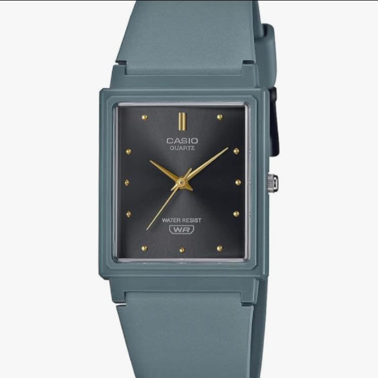 訳あり CASIO アナログ 腕時計 チプカシ チープカシオ MQ-38 UC-2 A 2 マットグレイッシュブルー ウレタンベルト レクタングラーフェイス ユニセックス 海外モデル 並行輸入品