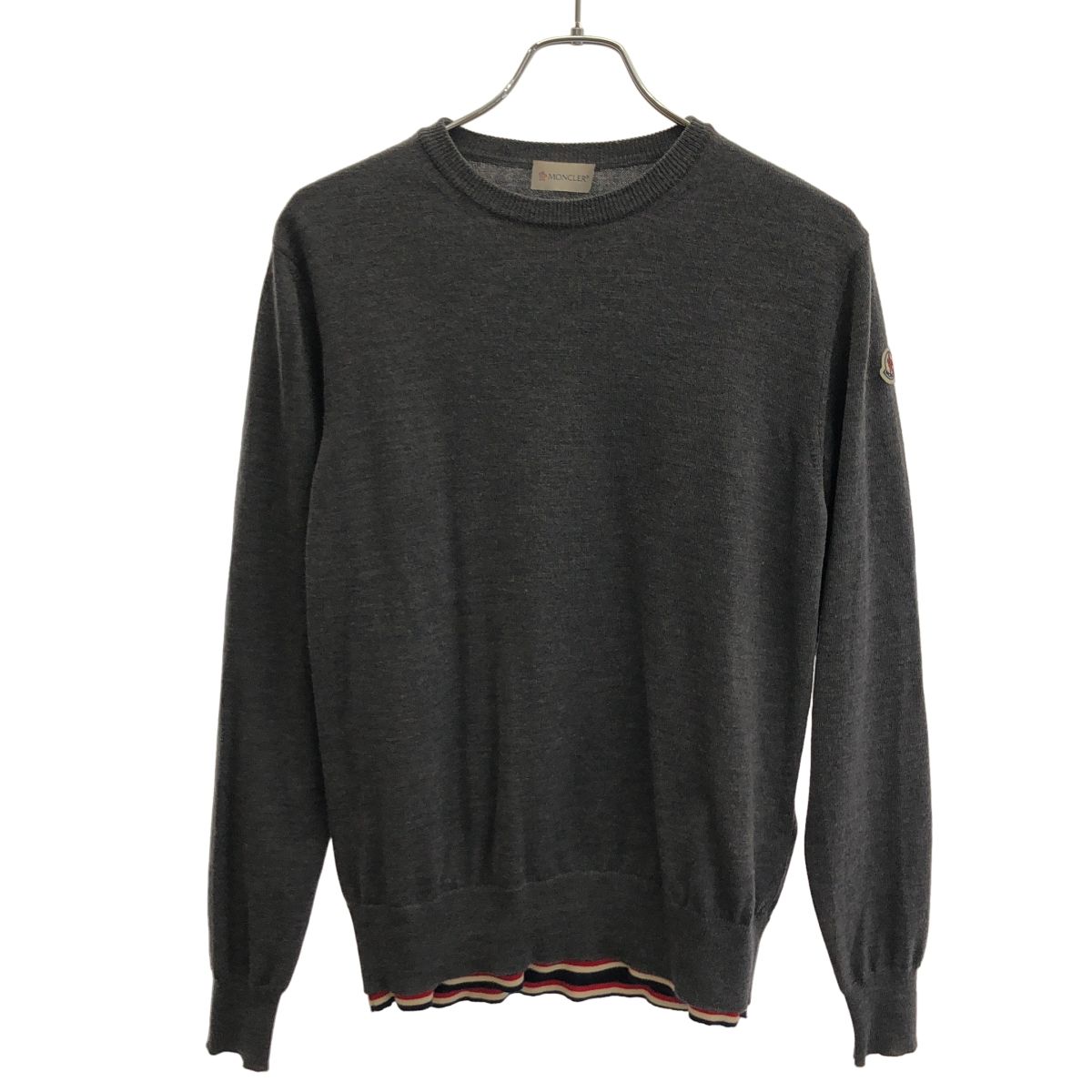MONCLER モンクレール MAGLIONE TRICOT GIROCOLLO トリコロール