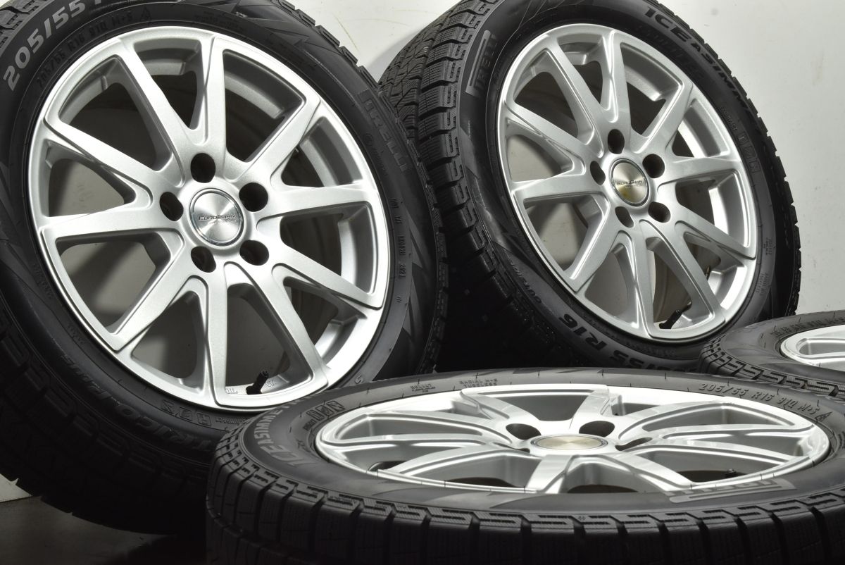 バリ溝 ユーロバーンSTX 16 in 6.5 J 47 PCD 112 アイスアシンメトリコプラス 205|55 R アウディ A 3 フォルクスワーゲン ゴルフ