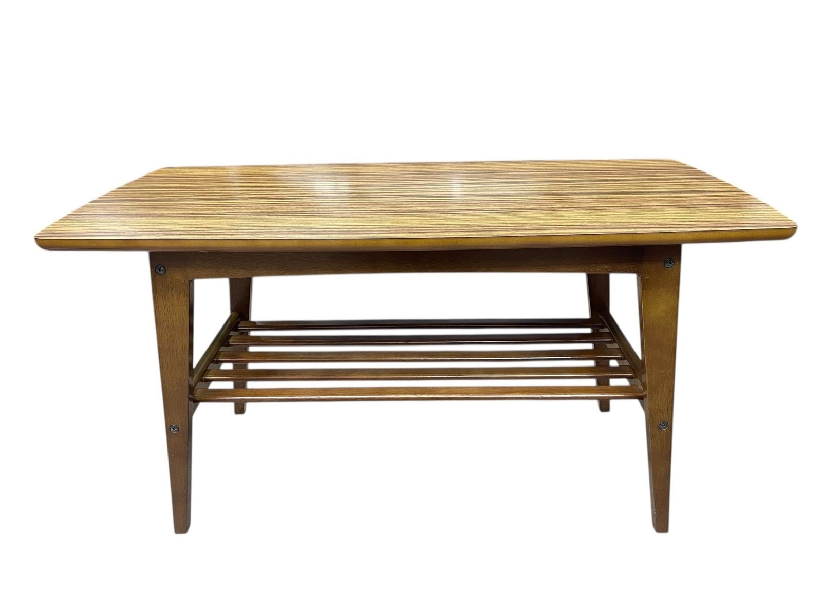 □カリモク60 センターテーブル T36300 RW 棚付き リビングテーブル