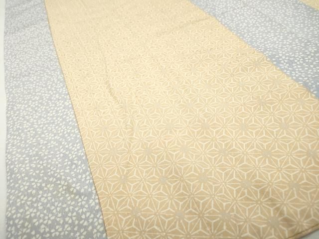 平和屋着物▽長襦袢 無双仕立て 麻の葉舞桜間道 正絹 逸品 DABB1045fe