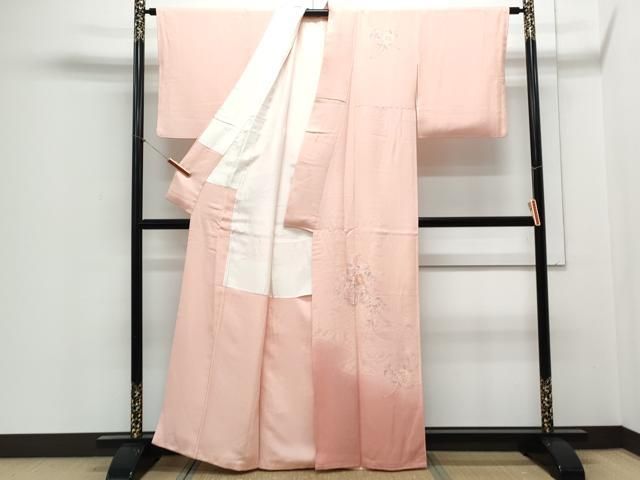 平和屋着物▽中国三大刺繍 スワトウ刺繍 総刺繍 訪問着 花車文 暈し