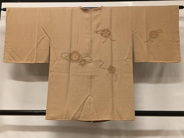 平和屋着物＃中国三大刺繍　スワトウ刺繍　相良刺繍　総刺繍　道行コート　正倉院更紗唐草文　暈し染め　正絹　逸品　CAAT5602id 平和屋着物＃中国三大刺繍 スワトウ相良刺繍 道行コート 正倉院花文