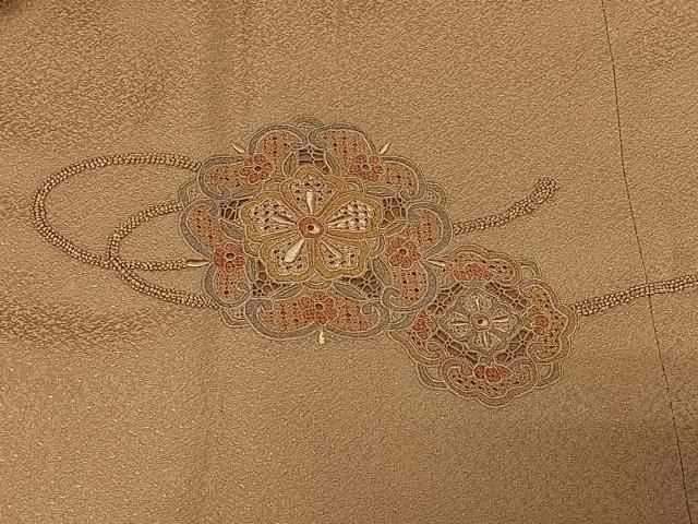 平和屋着物＃中国三大刺繍 スワトウ相良刺繍 道行コート 正倉院花文