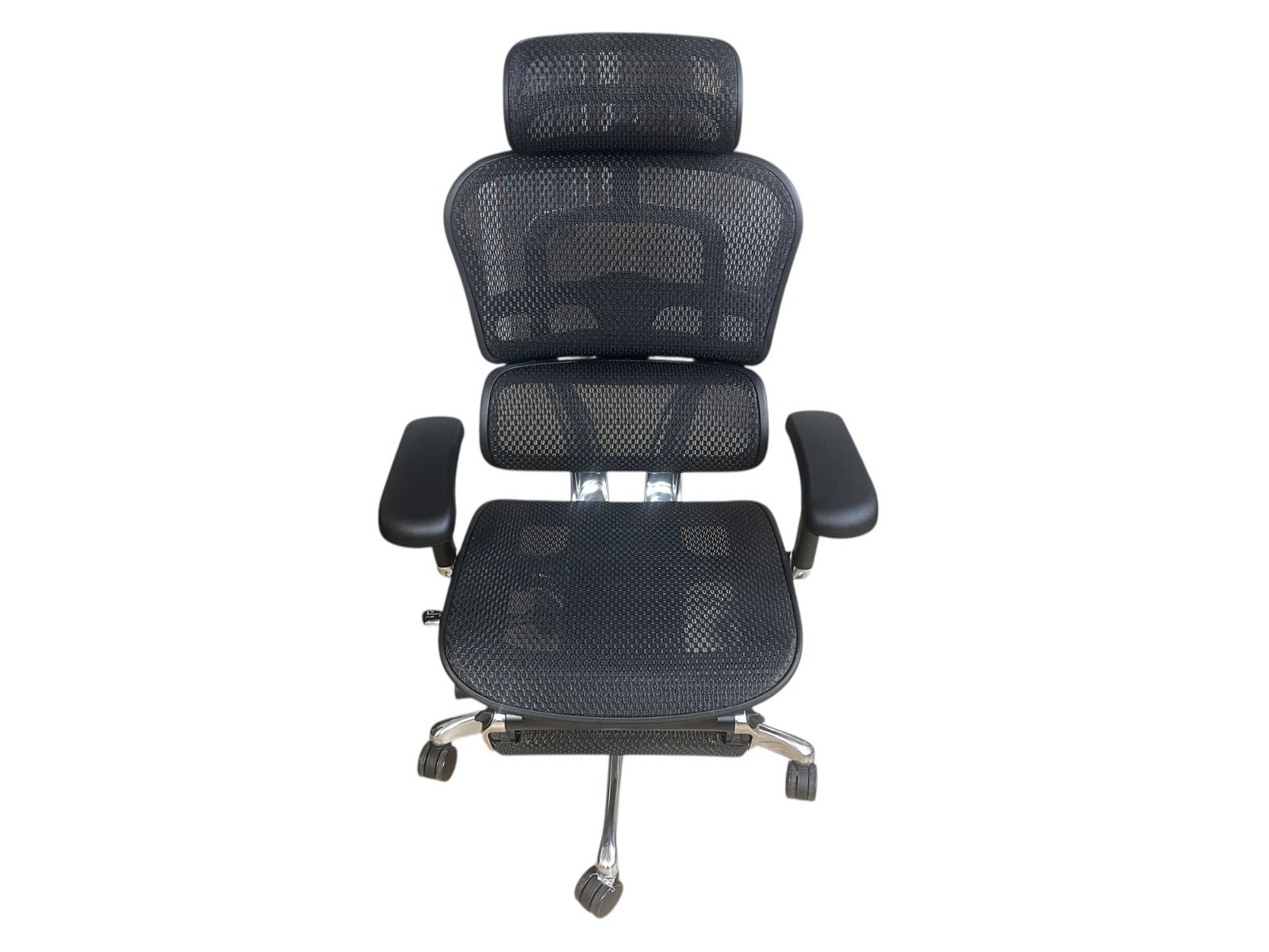 エルゴヒューマンプロ2 Ergohuman Pro 2 オットマン内蔵型 DR 高機能オフィスチェア メッシュ ブラック 人間工学設計 可動アーム 昇降リクライニング機能付き2197661 2 197 661