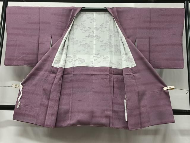 平和屋着物＃道行コート 霞文 ロング丈 高島屋扱い 正絹 逸品