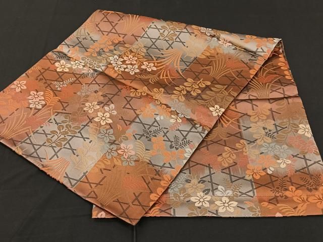 平和屋着物●京の名門・菱屋六右ェ門　紬　色留訪問着　祇園祭　暈し染め　正絹　逸品　未使用　DAAY5942ud 平和屋着物＃京の名門・菱屋六右ェ門 紬道行コート 花鏡文 暈し染め