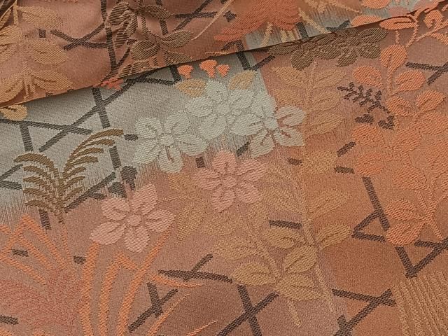 平和屋着物＃京の名門・菱屋六右ェ門 紬道行コート 花鏡文 暈し染め