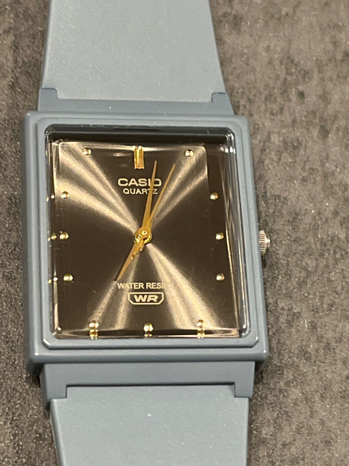 訳あり CASIO アナログ 腕時計 チプカシ チープカシオ MQ-38 UC-2 A 2 マットグレイッシュブルー ウレタンベルト レクタングラーフェイス ユニセックス 海外モデル 並行輸入品