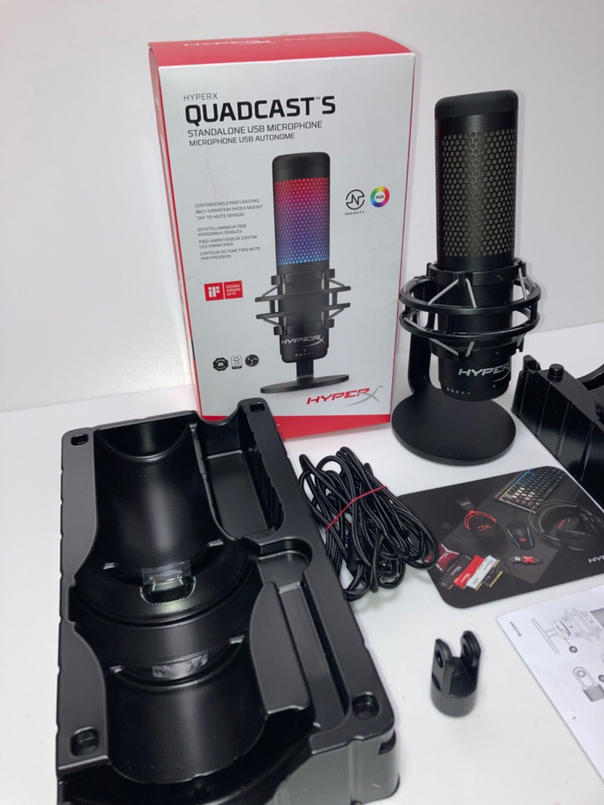 HyperX QuadCast S USBマイク