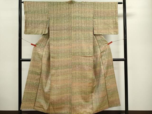 平和屋着物●上質な紬　横段文　正絹　逸品　CABA1910ut 平和屋着物□上質な紬 横段文 正絹 逸品 CABB1872ou - メルカリ