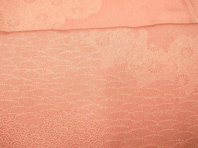 平和屋着物□伝統工芸士 関正三郎 江戸小紋 訪問着 雲取り花唐草文