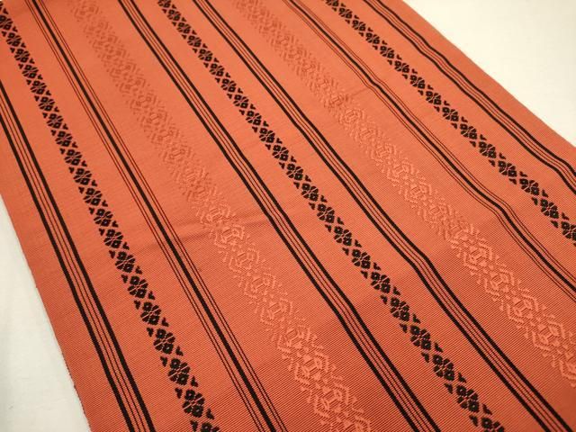 平和屋着物◎本場筑前博多織 八寸名古屋帯 献上 証紙付き 正絹 逸品