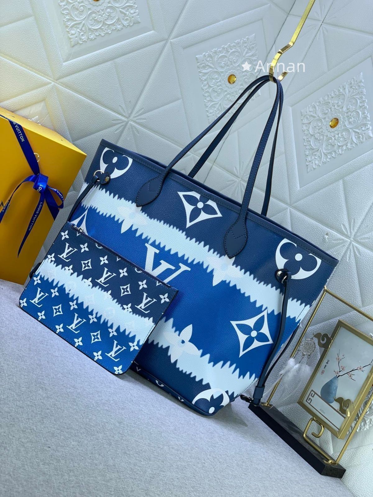 ルイヴィトン LOUIS VUITTON トートバッグ LVエスカル ネヴァーフル MM