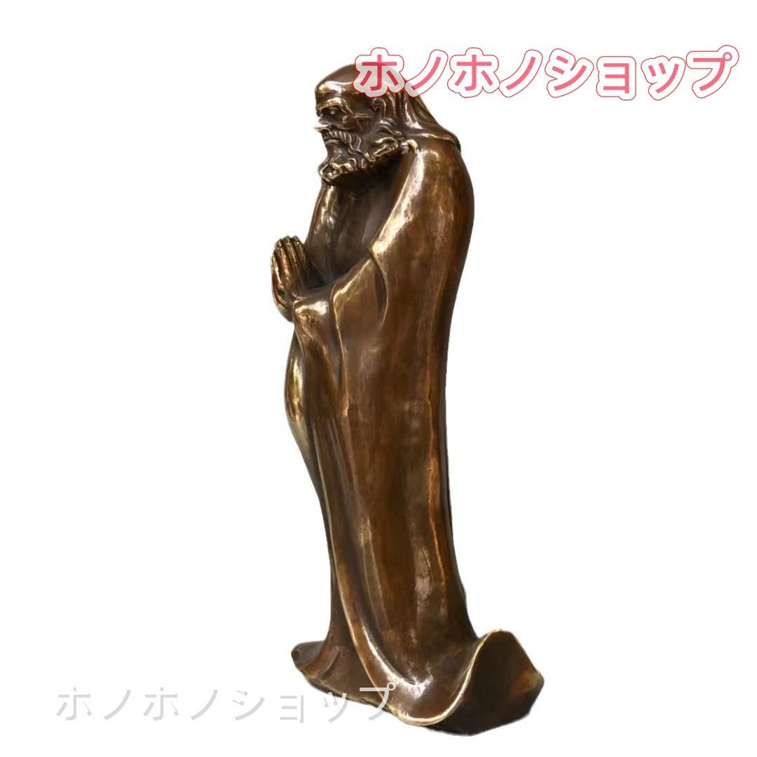 達磨大師 銅製 置物 開運 - メルカリ