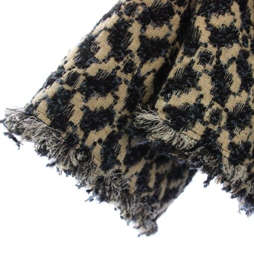 イエナ IENA ＆NAVY GIOLICAジャガードジャケット ノーカラー