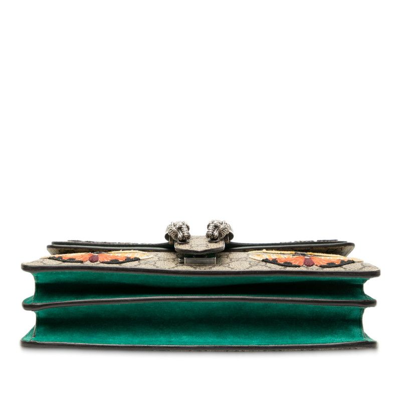 グッチ GGスプリーム 刺繍 ディオニュソス チェーン ショルダーバッグ