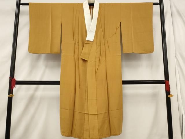 平和屋着物□長襦袢 無双仕立て 土色 鈴乃屋扱い 正絹 逸品 AABE8466st