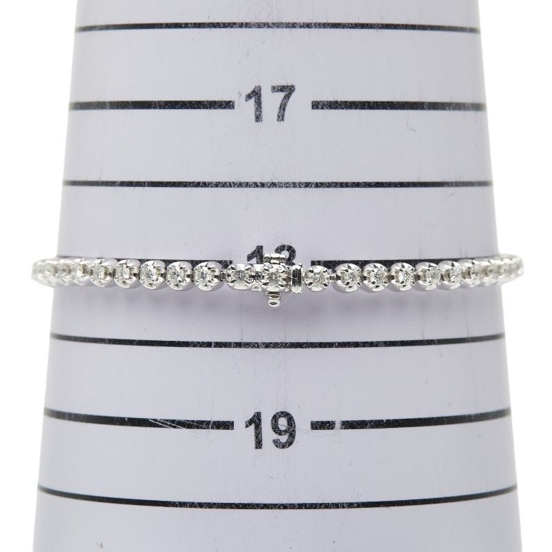 テニスブレス K14WG ホワイトゴールド レディース【1-0248433】 - メルカリ