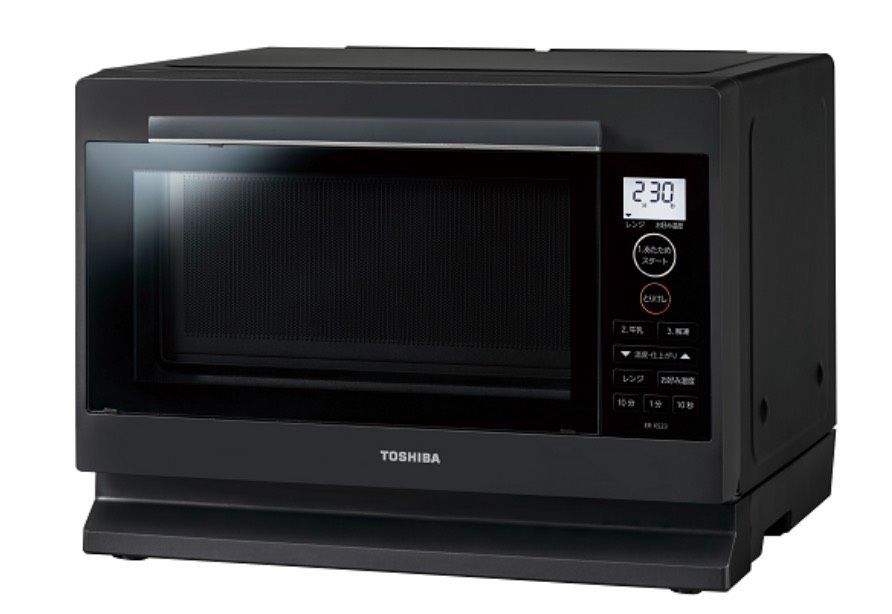 TOSHIBA 単機能電子レンジ ER-XS 23 L ブラック 加熱水蒸気