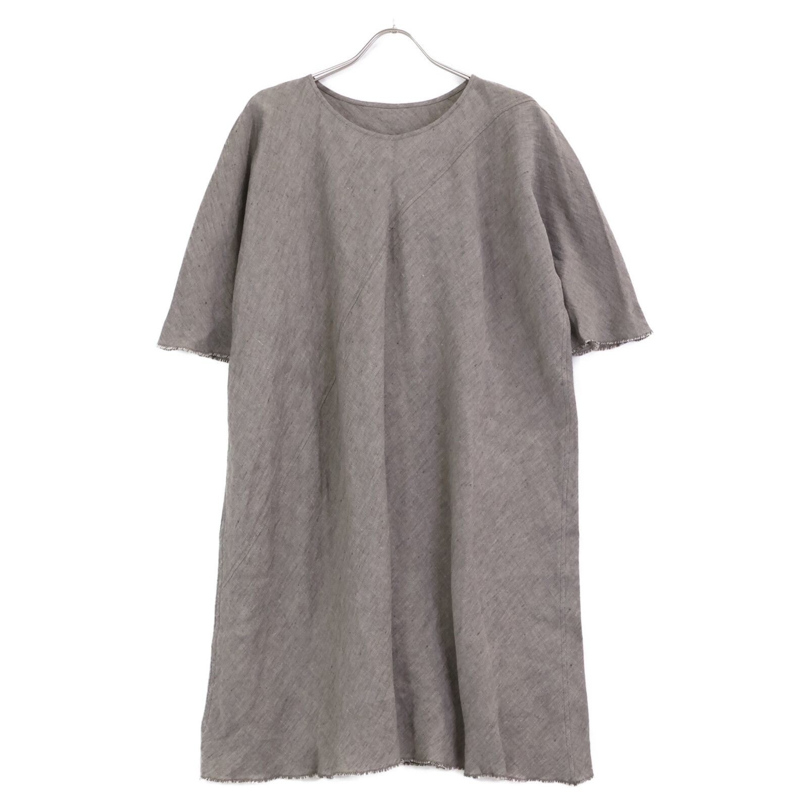 Babaghuri ババグーリ J0512FB521 ｸﾞﾚｰ ﾘﾈﾝ100 ﾁｭﾆｯｸ M - メルカリ